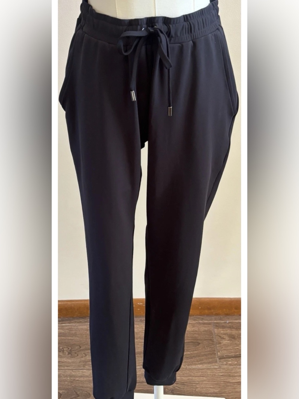 Redvanly Black Golf Jogger Pants Women’s Small Stretch Travel Athleisure Per